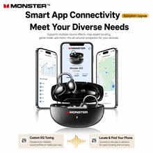 Monster Q13 Ear‑Clip Open‑Ear True Wireless Bluetooth Earbuds, Lightweight Comfort Fit, Touch Control, Low Latency Gaming Mode, ENC Call Noise Reduction, Sweat‑Resistant For Daily Sports Workout - View 5