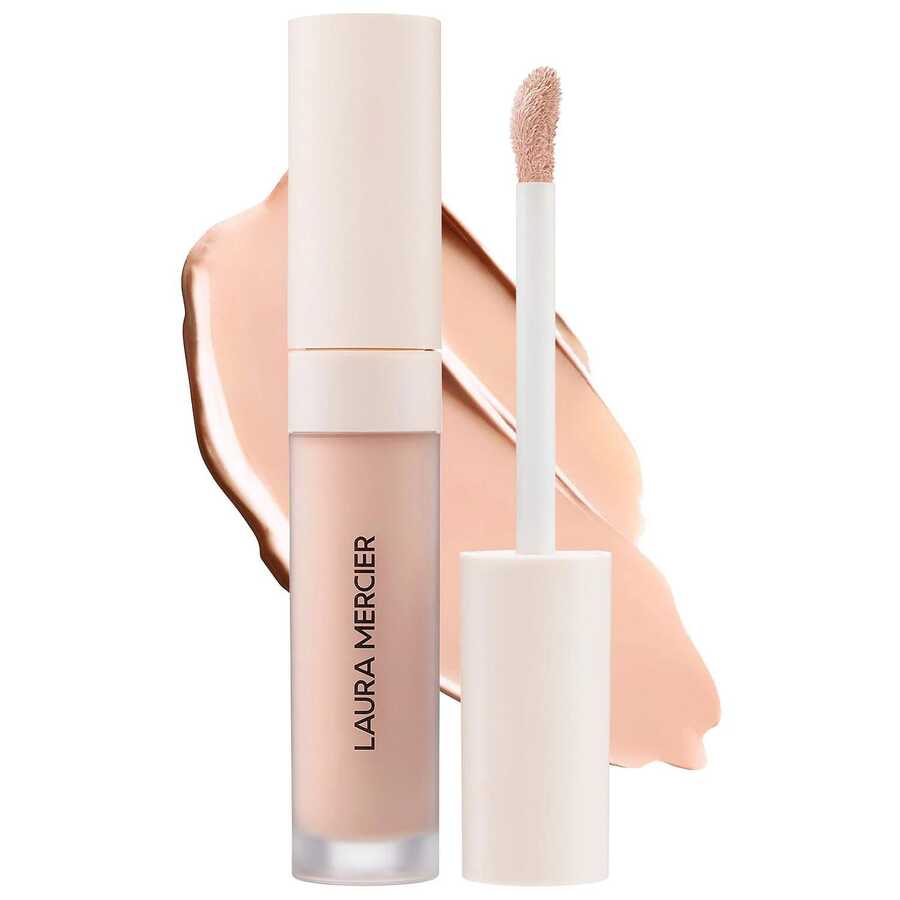 Laura Mercier Real Flawless Weightless Perfecting Serum Concealer #1C1 (Fair With Cool Undertones) 5.4ml/0.18 Oz | 可疊加遮瑕 | 自然妝感 | 長效持久 | 防水抗卡紋 | 無香料 | 不致粉刺 - 1C1 - 5.4ml - 查看 1