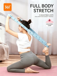 361degree 1pc Pink/Blue/Purple 361° Resistance Band, Elastic Sports Band, Suitable For Exercise, Yoga, Pilates, Strength Training - Multicolor - View 3