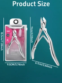 1 pezzo Pinza per cuticole stile russo ultra-affilata - Strumento di precisione per manicure e pedicure, utilizzato per rimuovere la pelle morta, lama in acciaio inossidabile, design portatile, senza fragranza, cura della pelle, tagliaunghie, pinza per cuticole, tagliaunghie per dita dei piedi, forbici per cuticole precisione - Adatto per casa, salone di unghie, spa per i piedi - Cura delle unghie, essenziale per spa per i piedi, manico ergonomico, durevole, strumento di bellezza essenziale per la casa - Multicolore - Visualizzare 4