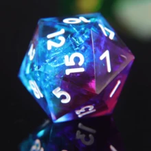 7pcs D&D Dice Set, Sharp Edge Dice Set, D&D Role Playing Game Polyhedral Dice, Suitable For Tabletop Role Playing Games - Multicolor - View 5