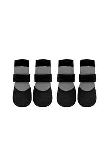 Pet Shoes & Boots - A Set Of Four Straps In Random Colors (blue, Pink). - View 14