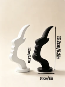 1pc/2pcs Abstract Face Shaped Glasses Holder, Minimalist Glasses Stand Desktop Decor, Creative Glasses Display Rack, Glasses Storage Organizer, Modern Desktop Ornament, Suitable For Bedroom, Office, Etc., Unique Gift For Glasses Wearers - Multicolor - View 11