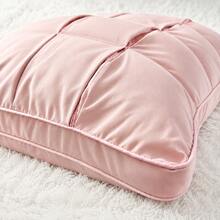 1pc Luxury Hotel Quality Pink Fluffy Pillow, Down Alternative Pillow, Soft Support, Suitable For Deep Sleep, Breathable High Resilience, Comfortable All Seasons - Pink - View 7