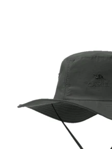 CAMEL CROWN New Summer UV Protection Bucket Hat, Unisex Sun Protection Hat, Denim Outdoor Hat, Suitable For Hiking, Unisex - Army Green - View 2