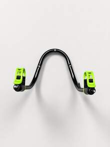 Suporte Horizontal de Parede para 2 Bicicletas - Preto - Visão 3