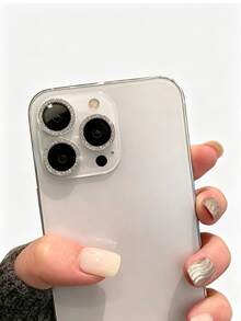 CASECOPS Silver - 3Pcs Camera Lens Protector Compatible With Iphone Duo/18 Pro Max/18 Pro/17 Pro Max/17 Pro/17/17 Air/16/15/14/13/12/11 Series, Tempered Glass With Metal Frame, Stylish Versatile, 8k HDR, Drop-Resistant, Oil-Resistant, Scratch-Resistant, Fingerprint-Resistant, And Dust-Proof; Full Coverage, Bubble-Free, Easy To Install, And Case-Friendly. - Silver - View 3