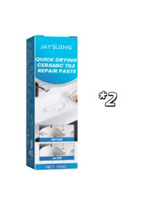 JAYSUING Tile Repair Glue, Bathtub Marble Furniture Floor Tile Toilet Crack Repair Adhesive Paste - A - View 12