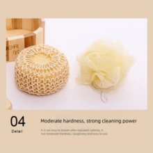 Home Full Body Exfoliating Tool Set, Bath Sponge + Scrubbing Cloth + Bath Brush + Pumice Stone, SPA Bath Gift Box Heart-Shaped Packaging - View 6