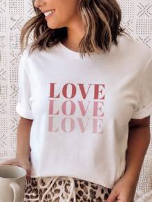 Women T-Shirts - 白色 - 查看 2