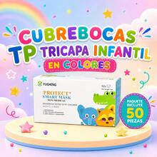 TTP Three-Layer Children's Face Masks, 50 Units - A - View 3