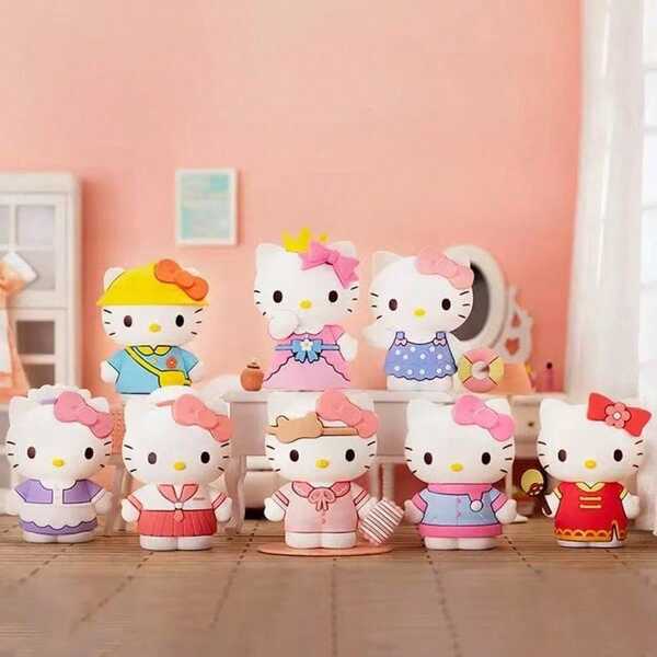 Kotak Buta Misterius Berwarna Merah Muda yang Menyenangkan Sanrio Kuromi & Hello Kitty, Gantungan Kunci Boneka Kotak Buta, Liontin Boneka Misterius Berbentuk Toples yang Lucu, Gantungan Tas, Gantungan Tas Tangan, Boneka Koleksi, Karakter Kartun, Model Mini, Gantungan Kunci, Hadiah Ulang Tahun, Liburan, Pesta, Halloween, Natal, Tahun Baru, Hadiah Permainan Bingo, Boneka Koleksi Kejutan