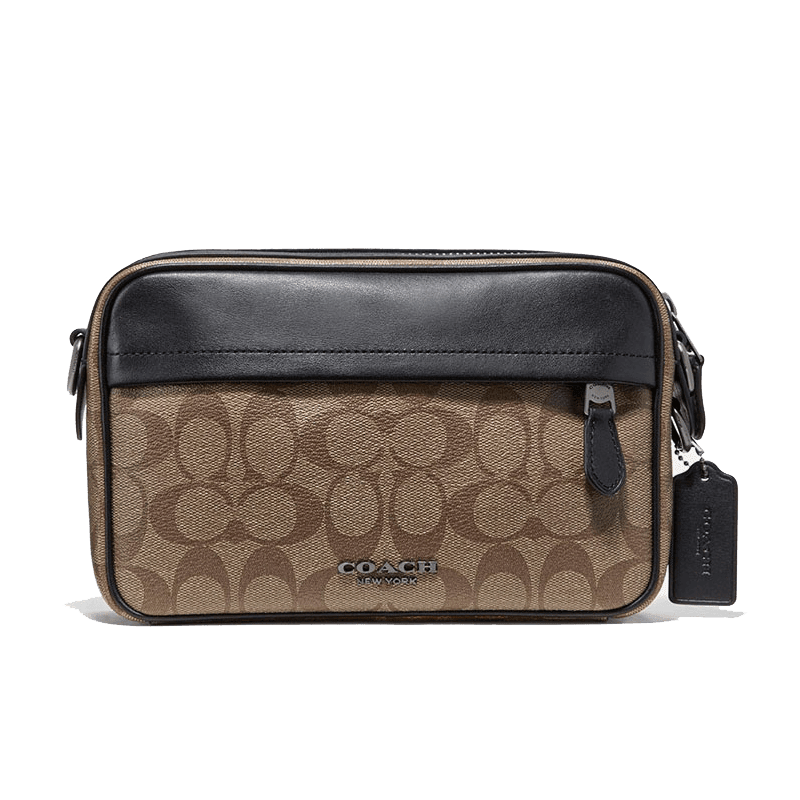 Coach Men's Crossbody Bag F50715 2019 Camera Bag Small Square Shoulder Bag Outlet Style