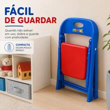 Cadeirinha Infantil Dobrável Criança Compacta Portátil Até 25kg Azul Rosa Vermelha Cadeirinha Portátil Infantil Para Atividades Refeições E Lazer Dobrável Colorida 25kgs Cadeirinha Para Crianças Pequenas Dobrável Leve Compacta Uso Diário Até 25kg Coloridas - Rosa chiclete - Visão 4