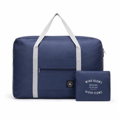 Mala de Viagem Dobrável Portátil Impermeável Grande Capacidade Bolsa de Viagem Organizadora Bagagem Extra Academia Praia Compras