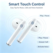 Earbud TWS Bluetooth Nirkabel dengan Peredam Kebisingan, Kualitas Suara Stereo HiFi, Casing Pengisian Daya Nirkabel, Desain In-Ear Tahan Air, Cocok untuk Perjalanan, Kebugaran, Aktivitas Luar Ruangan, dan Penggunaan Sehari-hari - A - View 4