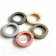 20/10/5pcs Silicone Key Caps, Morandi Color Key Identification Rings, Flexible Rubber Key Head Protective Covers, Color Coded Key Marker Rings, Suitable For Home Keys And Office Keys Organization Accessories - Keychain Protective Case - View 4