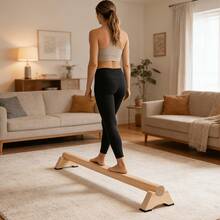 Versatile 40 Inch Beech Wood Balance Beam For Home Use - Enhance Balance, Ankle Strengthener Foot Exerciser For Sprained, Physical Therapy Purposes For Plantar Fasciitis Relief - 40 Inches - View 9