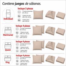 AMOROSA Sheet Sets With Pillowcases - Beige - View 3