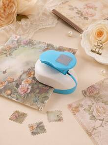 Stamp-Pattern Portable Handheld Puncher, Used For Scrapbooking, DIY Card Making, Photo Albums, Paper Crafts, A Must-Have Cutting Tool For School - Multicolor - View 11
