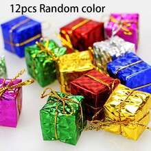 24pcs Miniature Christmas Scene Decoration, Gift Box, Scene Decoration Gift Box Colorful Gift Pack, Miniature Scene Decoration, Christmas Gift Pack - A - View 10