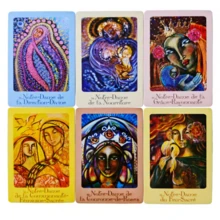 Universal Mother Themed Oracle Cards, French Version Spiritual Divination Oracle Card Deck, Inspirational Meditation Reading Cards For Party Beginners Gift - Multicolor - View 2