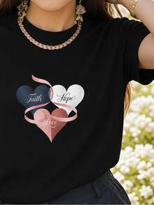 Women T-Shirts - 黑色 - 查看 2