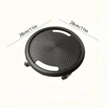 1pc Multi-Function 4-Wheel Ab Roller With Knee Pad - Full Body Fitness Equipment, Quiet Operation, Aerobic/Core Training Slide Board, Indoor Abdominal Training Disc With Universal Wheels, Ab Roller, Crunches, Silent Design, Durable PP Material, Suitable For Men And Women - Multicolor - View 4