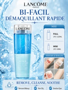 Lancôme Instant Eye & Lip Makeup Remover, Full Size 125ml, Sample 30ml, Deep Cleansing, Gentle And Non-Irritating, Suitable For All Skin Types - Makeup Remover - View 2