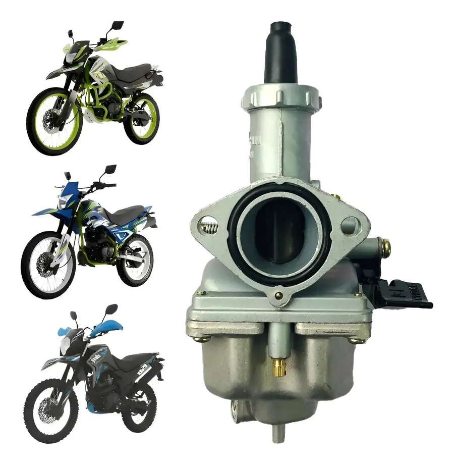 Fuel-Powered Motorcycle - Mint Green - View 1