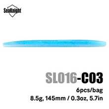 Seaknight Soft Lure, Slim Design, Realistic Swimming Action, Durable Flexible Silicone Worm, Suitable For Bass, Trout, Freshwater Fishing, Compatible With Wacky Rig, Drop Shot, Texas Rig - Multicolor - View 7