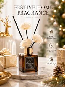 Multi-Fragrance Reed Diffuser, Oud & Sandalwood, Floral & Fruity Scent, Long-Lasting Home Air Freshener With Decorative Reeds, Suitable For Bedroom, Living Room, Bathroom, Office, Hotel, Housewarming Gift - Multi Scents - View 2