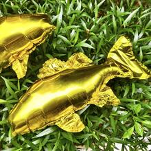 2 piezas Globos de peces koi dorados, globos de peces realistas, decoración de fiesta de pesca, globos de lubina, carpa koi, carpa cruciana, lubina, salmón, regalo para pescadores, decoración del Día del Padre, regalo para el padre, decoración de fiesta para hombres, decoración de base de pesca, decoración de habitación - Ver 5