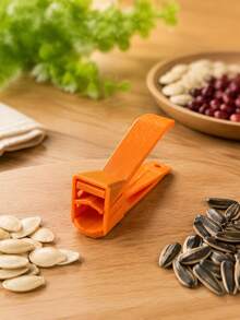 2pcs Plastic Mini Sunflower Seed Shell Opener, 3D Printed Sunflower Seed Shell Opener, Kitchen Gadget. Suitable For Parties, Baking, Snacks And Opening Sunflower Seeds. Convenient And Effortless. Detachable And Washable. Creative Gadget - Multicolor - View 5