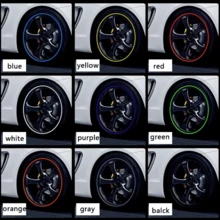 8M Universal Car Rim Protect Strip Wheel Edge Protector Car Wheel Sticker Tire Protection Care Covers Car Styling - Multicolor (8m) - View 6