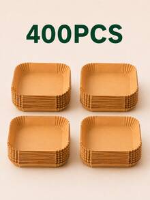 400PCS Disposable Air Fryer Liners, 6.5in | Heat-Resistant Parchment Paper For 3-5 QT Air Fryers | Non-Stick & Easy Cleanup - View 11