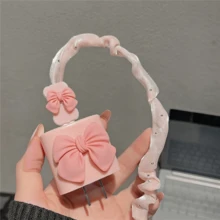 1組柔粉色3D蝴蝶結數據線保護套組，水鑽百褶網格線束紮帶防斷裂，蝴蝶結數據線保護套，學生短途旅行便攜收納配件，兼容Apple 18W/20W快充，溫柔風好友禮物，小眾女友禮物 - 粉紅色蝴蝶結 - 查看 6