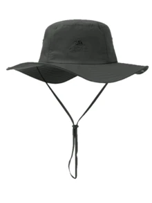 CAMEL CROWN New Summer UV Protection Bucket Hat, Unisex Sun Protection Hat, Denim Outdoor Hat, Suitable For Hiking, Unisex - Army Green - View 1