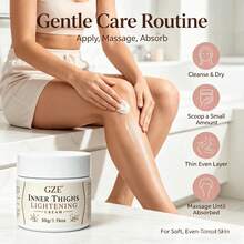 GZE Inner Thigh Skin Care Cream 50g, Moisturizing Body Cream, Nourishing And Softening Intimate Area Skin, Gentle Daily Body Care Lotion, Suitable For All Skin Types - 50g - View 5