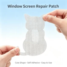 Cute Animal Shaped Screen Repair Patch, Waterproof Self-Adhesive Mesh Repair Patch, Decorative Mosquito-Proof Window Door Screen Tape, Suitable For Holes And Tears - Screen Repair Patch - View 4