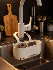 2pcs Kitchen Bathroom Sink Storage Basket Cleaning Tool Organizer - 2 Pieces - View 3