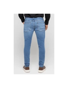 Calça Jeans Masculina Otavio Skinny Doct - Azul cadete - Visão 5