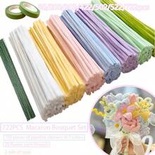 80/200/303/502/722pcs Pipe Cleaners, 8mm Thick Fluffy DIY Twistable Stems, Can Make Flowers, Ornaments, Cute Crafts, Suitable For School, Home Decor, DIY Fuzzy Sticks - Multicolor - View 2