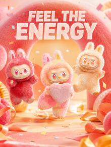 The Monsters Big Into Energy Series-Vinyl Plush Pendant Blind Box, Blind Box Figures, Random Design Action Figures Collectible Toys Home Decorations, Single Box - 1 Piece - View 2