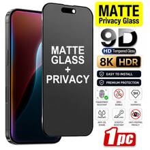 CASECOPS 1PC Matte Anti-Peep Tempered Glass Screen Protector, Shatterproof, Anti-Theft, For 17 Pro Max/17 Pro/16 Pro Max/16/15 Pro/14/13/12/11/X Series. 8K HDR Full Coverage, Seamless Support Face ID Compatible. Anti-Glare, Real Anti-Fingerprint Matte Finish, Anti-Spy, 9H Scratch-Resistant, Micro-Curved Case-Friendly Edges, Smooth Touch, Speaker Dustproof - 1 Piece - View 20