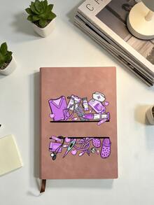 1pc Nurse Theme PU Leather Notebook | Exclusive Notebook For Healthcare Workers | Highly Attractive Planner For Students - Multicolor - View 17