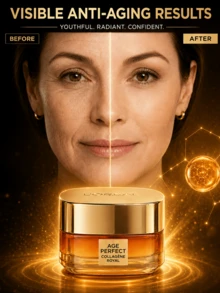 L’Oreal Paris L'Oréal Paris Age Perfect 膠原蛋白面霜 15/30/60ml，保濕，有效控制水分含量，適合乾性與混合性肌膚 - 金致臻顏新花蜜膠原乳霜 - 查看 9