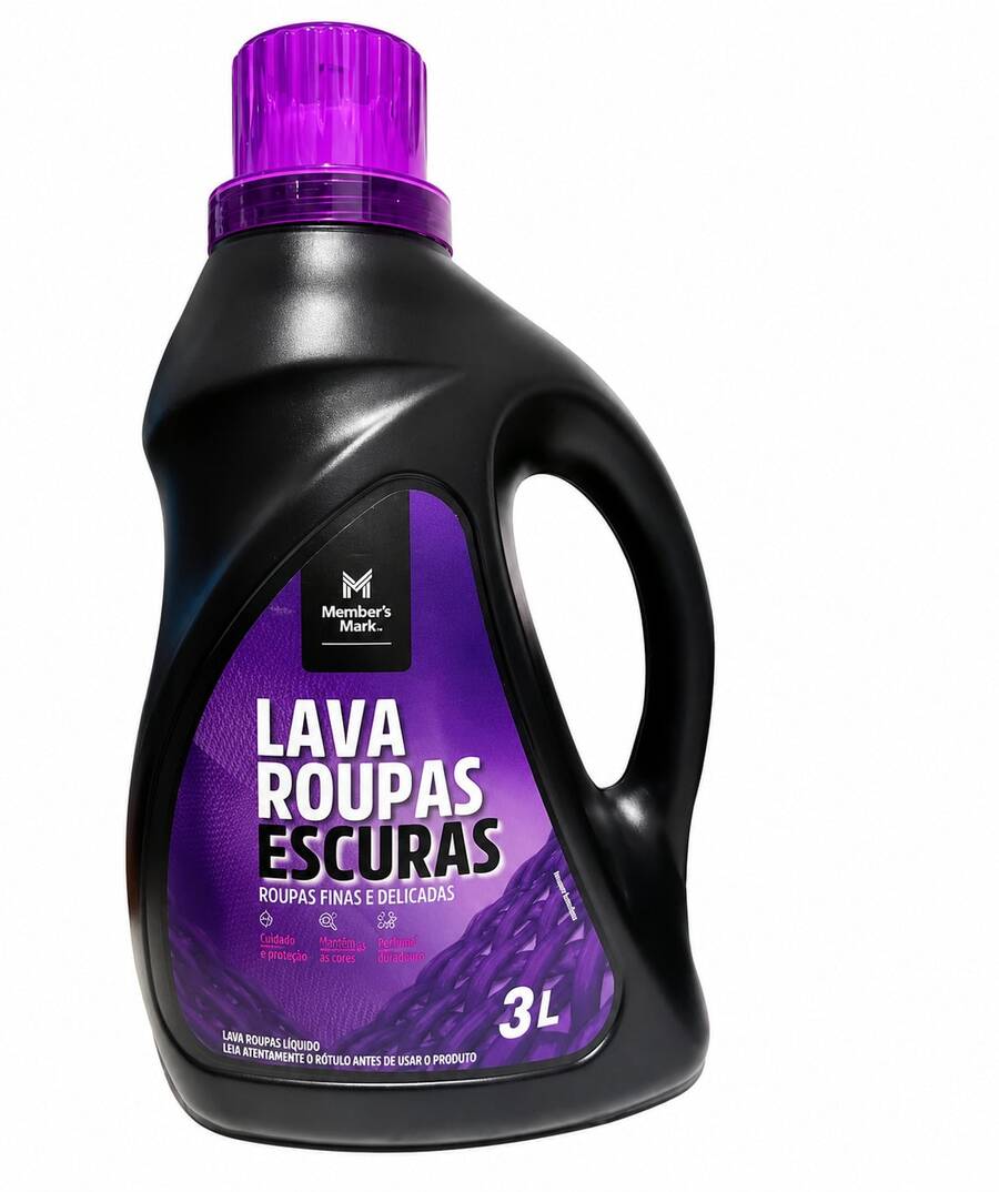 Sabão Líquido Roupas Pretas E Escuras 2,2 L Krystall Clean - Líquido - Visão 1