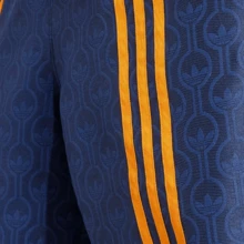 Adidas Spring/Autumn Men's Sports Pants, Vintage Jacquard Striped Casual Drawstring Long Pants JN5971 - Deep Indigo - View 5