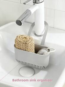2pcs Kitchen Bathroom Sink Storage Basket Cleaning Tool Organizer - 2 Pieces - View 4